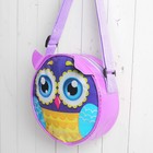 Сумочка детская "Совушка" круглая с ушками, d=15,5см - Фото 2