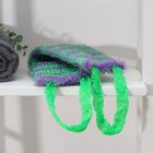 Мочалка для тела Доляна «Махровая», 11×40 см, МИКС - Фото 2