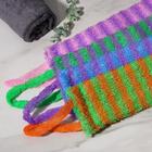 Мочалка для тела Доляна «Махровая», 11×40 см, МИКС - Фото 4