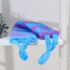 Мочалка для тела Доляна «Махровая», 12×41 см, широкая полоса, МИКС - Фото 2