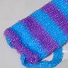 Мочалка для тела Доляна «Махровая», 12×41 см, широкая полоса, МИКС - Фото 3