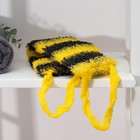 Мочалка для тела Доляна «Пчёлка», 12×45 см - Фото 2