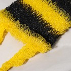 Мочалка для тела Доляна «Пчёлка», 12×45 см - Фото 3
