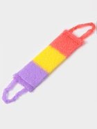 Мочалка для тела Доляна «Трёхцветная», 12×45 см, МИКС - Фото 1