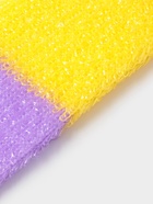 Мочалка для тела Доляна «Трёхцветная», 12×45 см, МИКС - Фото 2