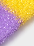 Мочалка для тела Доляна «Трёхцветная», 12×45 см, МИКС - Фото 3