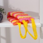 Мочалка для тела Доляна «Радуга», 12×36 см, МИКС - Фото 2