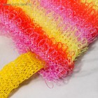 Мочалка для тела Доляна «Радуга», 12×36 см, МИКС - Фото 3