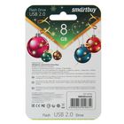 Флешка Smartbuy NY series Santa-S, 8 Гб, USB2.0, чт до 25 Мб/с, зап до 15 Мб/с - Фото 4