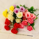 Букет искусственный «Пушистые розы», 26 см, МИКС 1653776 - фото 13348523