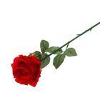 Цветы искусственные "Роза" 61*9 см, красная - Фото 1