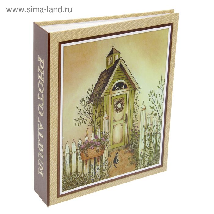 Фотоальбом на 80 фото 10х15 см "Сказочный домик" МИКС 23х19х5 см - Фото 1