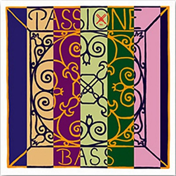 Комплект струн для контрабаса Pirastro 349020 Passione Orchestra размером 3/4, сталь, ср. натяжение