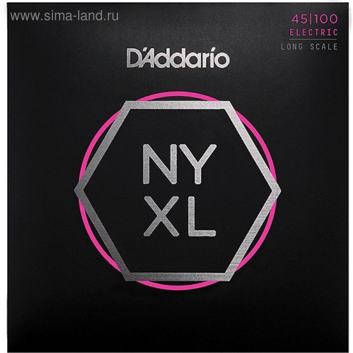 Комплект струн для бас-гитары D'Addario NYXL45100 NYXL - Фото 1