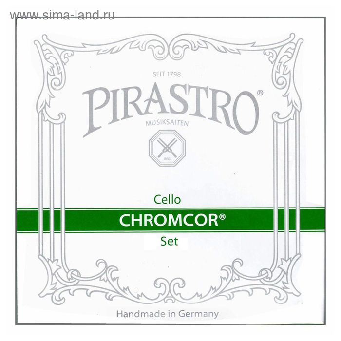 Комплект струн для виолончели  Pirastro 339040 Chromcor Cello 3/4-1/2 - Фото 1