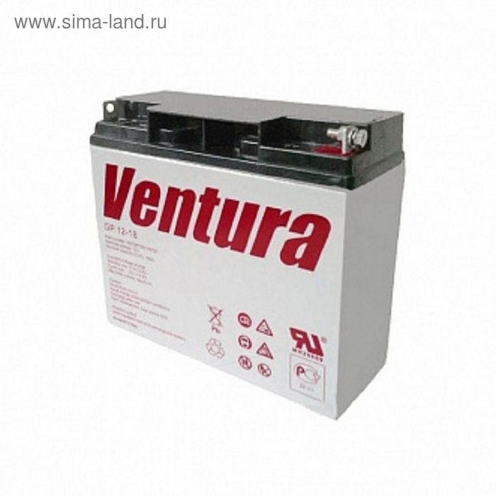 Аккумуляторная батарея Ventura GP 12-17-S, 12 В, 17 Ач - Фото 1