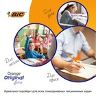 Набор ручек шариковых BIC Orange Fine, 4 штуки, узел 0.8 мм, чернила синие, тонкое письмо, оранжевый корпус - Фото 8