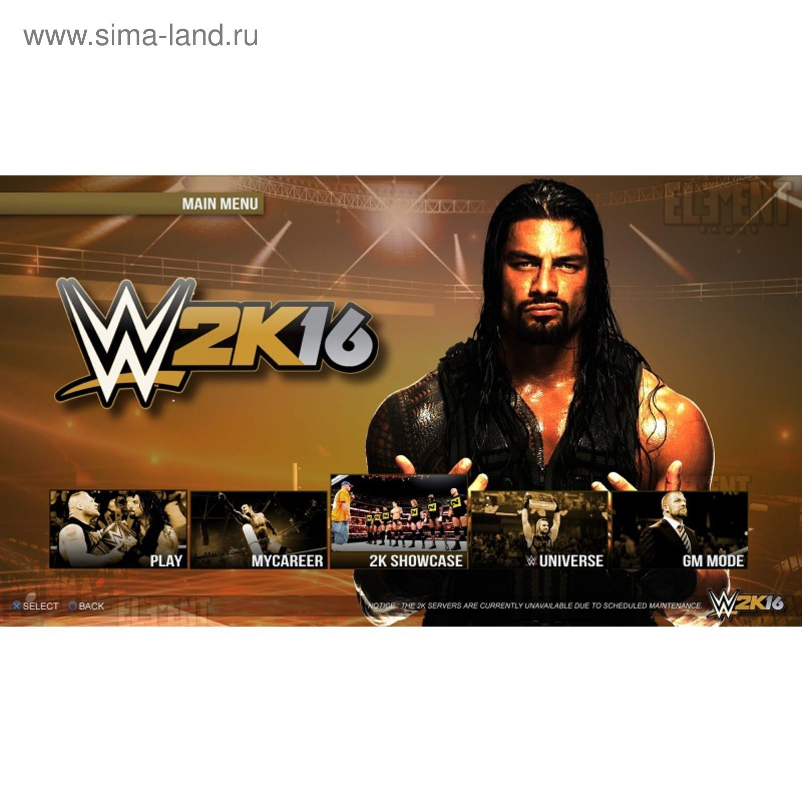 Игра для Sony PlayStation 3 WWE 2K16 (русская документация) (1858183) -  Купить по цене от 1 769.04 руб. | Интернет магазин SIMA-LAND.RU