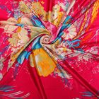 Платок текстильный, размер 100х100 см, цвет розовый # HS1602_3-4 - Фото 2