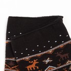 Носки женские махровые «Орнамент», цвет чёрный, размер 23-25 - Фото 3