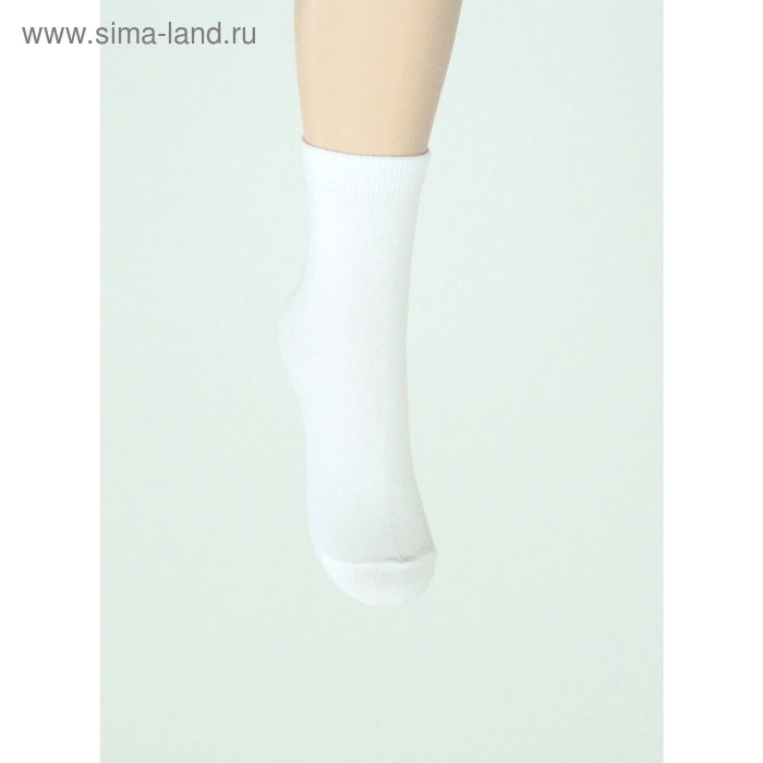 Носки детские, цвет белый, размер 16-18 - Фото 1