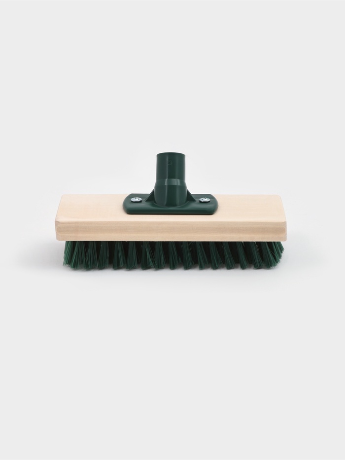 Щётка палубная, 21.5×8 см, усиленный угловой держатель с резьбой - Фото 1