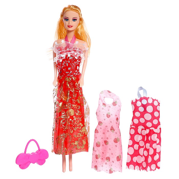 Кукла-модель «Арина» с летними нарядами и аксессуарами, МИКС - фото 1886214813