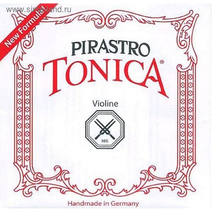 Комплект струн для скрипки Pirastro 412021 Tonica Violin 4/4 синтетика - Фото 1