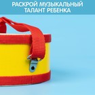 Барабан музыкальная игрушка, с палочками, на ленте, бумажная мембрана - Фото 2