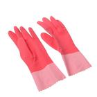 Перчатки хозяйственные резиновые Доляна, размер S, плотные, 80 гр, цвет МИКС - Фото 6