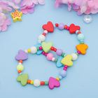 Браслет детский «Выбражулька» сердечки матовые, цвет МИКС - Фото 4