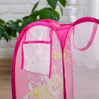 Корзина для хранения игрушек «Мои игрушки» с ручками, 34×34×57 см - Фото 6