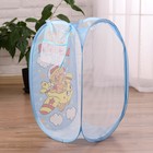 Корзина для хранения игрушек «Любимые игрушки» с ручками, 34×34×57 см - Фото 4