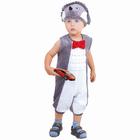 Карнавальный костюм для мальчика от 1,5-3-х лет «Ёжик», велюр, р. 26, рост 98 см - фото 297827179