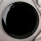 Тарелка «Чёрная», d=21 см - Фото 1
