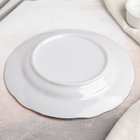 Тарелка фарфоровая «Изысканная», d=20 см, белая - Фото 3