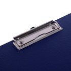 Планшет с зажимом А3, 420 х 320 мм, покрыт высококачественным бумвинилом, синий (клипборд) - фото 8300513