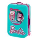 Игровой набор детской декоративной косметики в зелёном чемоданчике Barbie - Фото 4