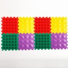 Модульный массажный коврик ОРТО ПАЗЛ «Ежики», 8 модулей, 4 вида, цвет МИКС - Фото 2