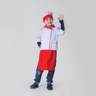 Детский карнавальный костюм «Повар», колпак, куртка, фартук, косынка, 4-6 лет, рост 110-122 см - фото 4095076