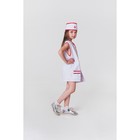 Карнавальный костюм «Медсестра», халат, сумка, повязка на голову, рост 110-122 см, 4-6 лет - фото 9878197