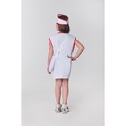 Карнавальный костюм «Медсестра», халат, сумка, повязка на голову, рост 110-122 см, 4-6 лет - фото 9878198