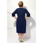 Платье женское, размер 52, цвет тёмно-синий+мятный П-440 - Фото 3