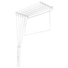 Сушилка для белья настенная, 5 линий, 2 м Lift, цвет белый - Фото 1