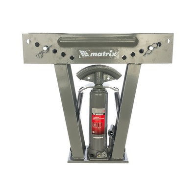 Трубогиб гидравлический MATRIX, 1/2"–2", 12 т, в комплекте с башмаками