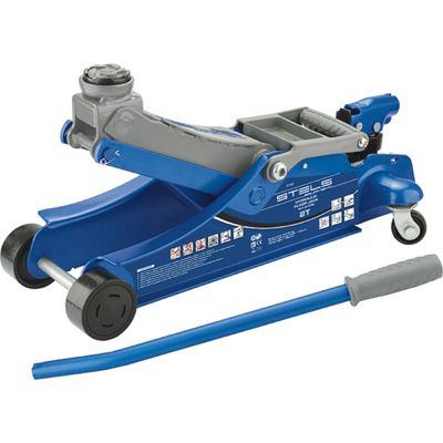 Домкрат гидравлический подкатной STELS 51131, поворотная рукоятка, 2 т LOW PROFILE, 100-350 мм 187