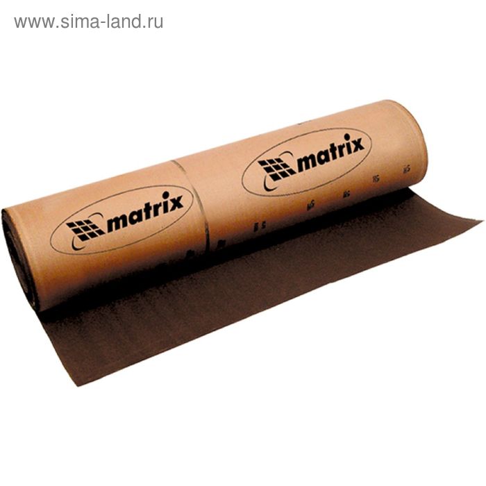 Шкурка на тканевой основе MATRIX, P 60, 1000 мм × 20 м, водостойкая - Фото 1