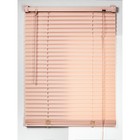 Жалюзи, пластик 40х160 см, цвет бежевый - Фото 1