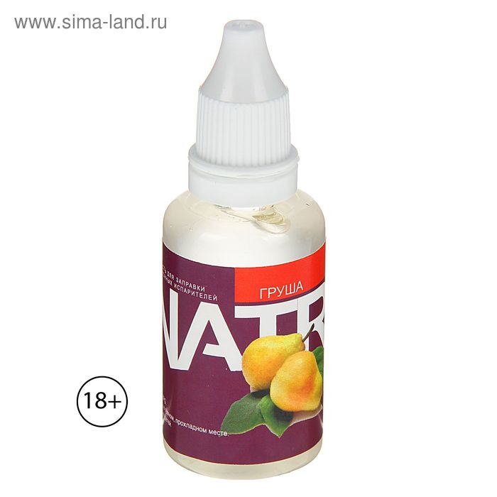 Жидкость для многоразовых ЭИ NATRO, груша, 0 мг, 30 мл - Фото 1