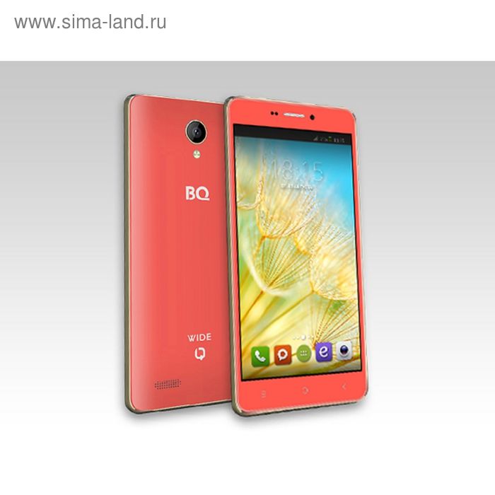 Смартфон BQ S-5515 Wide Красный LTE 5,5" IPS, 1280*720, 8Gb, 1Gb RAM, 13Mp+5Mp - Фото 1